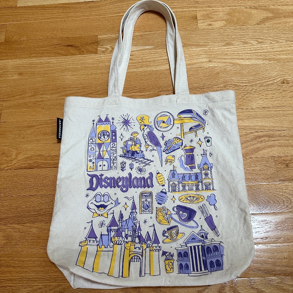 Starbucks Disneyland Been There Series Canvas Tote Bag 2022